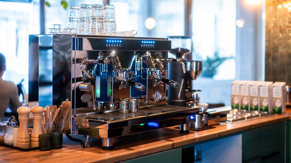 ECM Barista A2 PID an der Theke